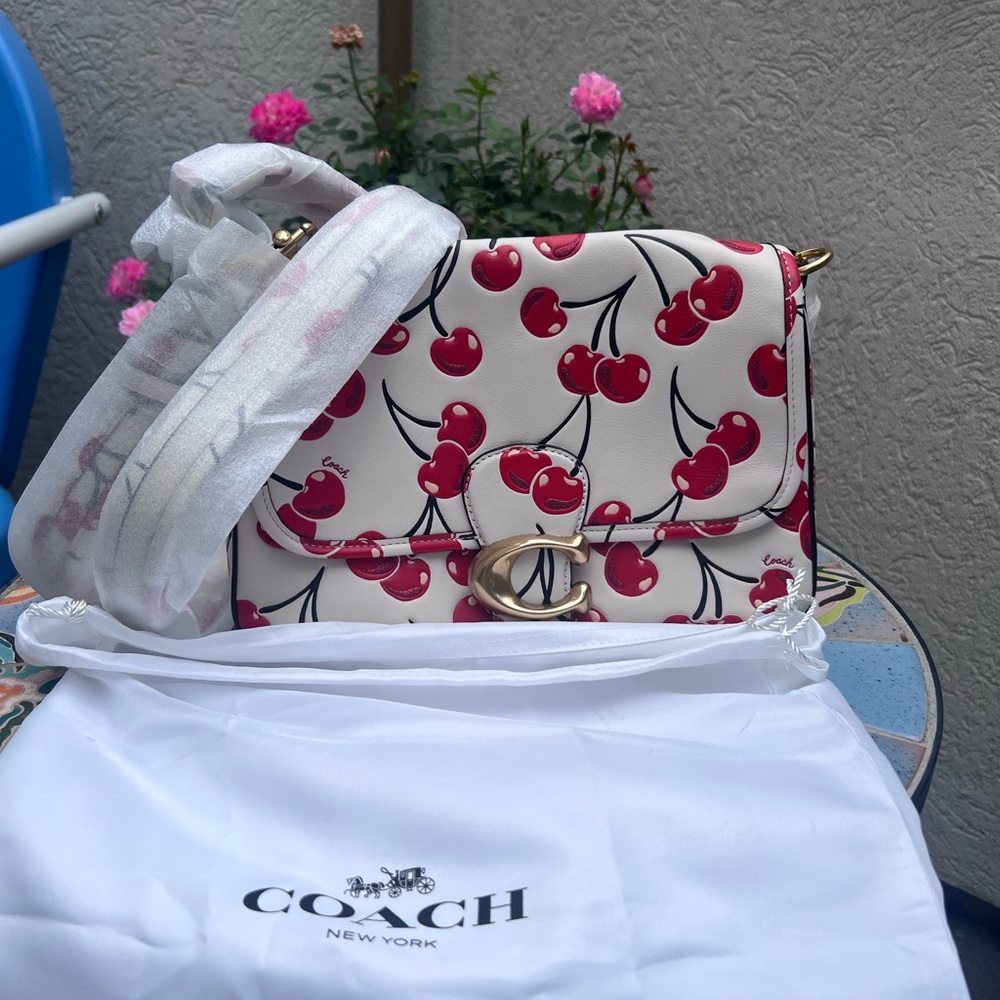 COACH cherry tabby shoulder bag.